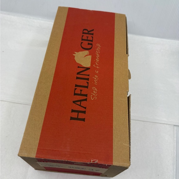 HAFLINGER AR OLIVIA Red Boiled Wool Slippers Owl 37/6 - Picture 6 of 6